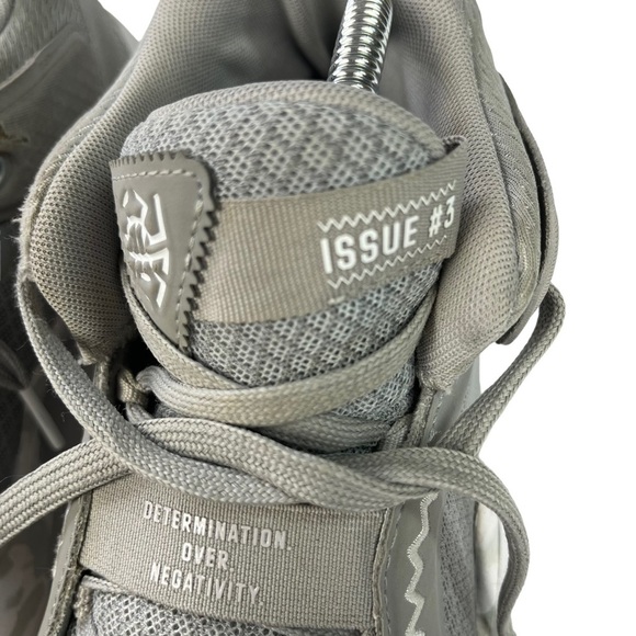 Adidas D.O.N. Issue #3 Donovan Mitchell Gray‎ Basketball Mens Shoes Size 7.5 - Picture 10 of 14